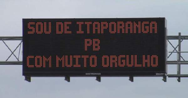 Sou de Itaporanga PB
Com muito orgulho