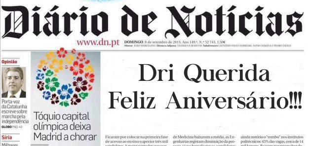 Dri Querida
Feliz Aniversário!!!