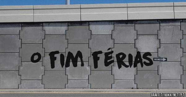 O fim férias 
