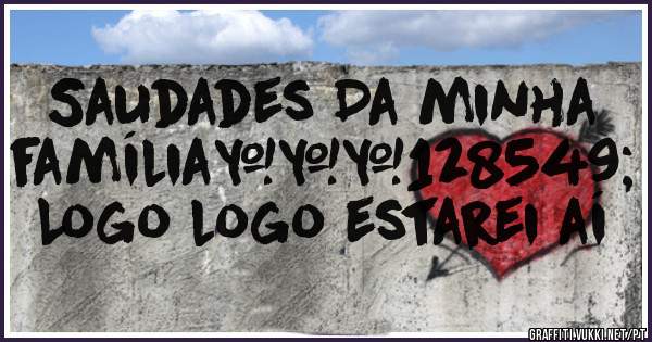 Saudades Da minha família❤😥
Logo logo estarei aí 