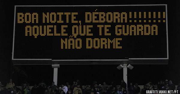 Boa Noite, Débora!!!!!!!!
Aquele que te guarda não DORME 