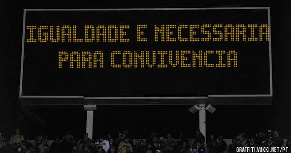 Igualdade e necessaria para convivencia