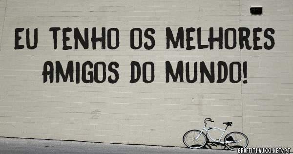 Eu tenho os melhores amigos do mundo! 