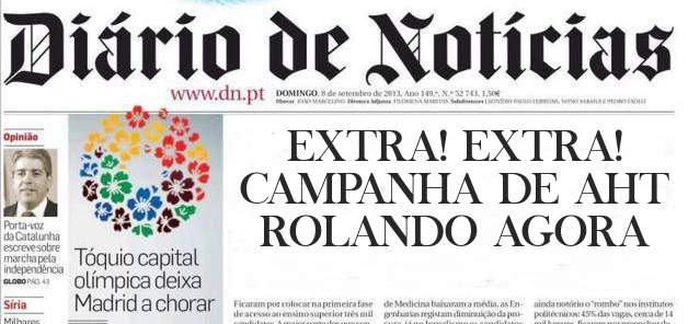 EXTRA! EXTRA! CAMPANHA DE AHT ROLANDO AGORA