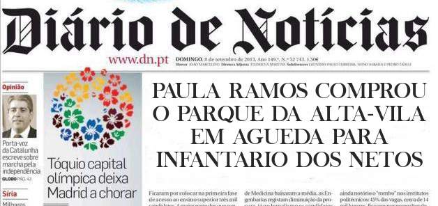PAULA RAMOS COMPROU O PARQUE DA ALTA-VILA EM AGUEDA PARA INFANTARIO DOS NETOS