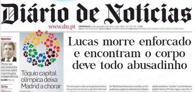 Lucas morre enforcado e encontram o corpo deve todo abusadinho