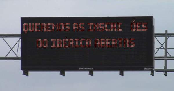 QUEREMOS AS INSCRIÇÕES DO IBÉRICO ABERTAS 