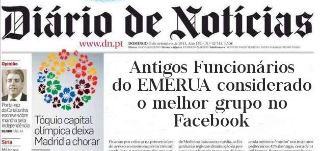 Antigos Funcionários do EMERUA considerado o melhor grupo no Facebook 