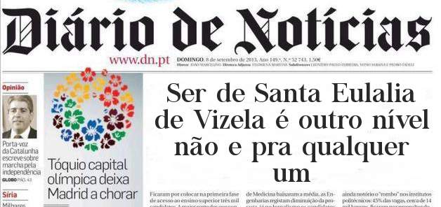 Ser de Santa Eulalia de Vizela é outro nível não e pra qualquer um