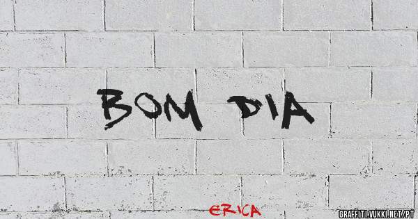 Bom dia 