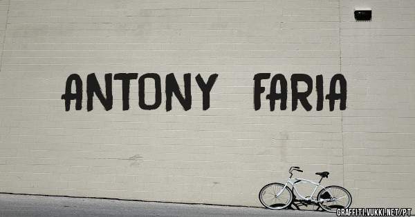 ANTONY  FARIA