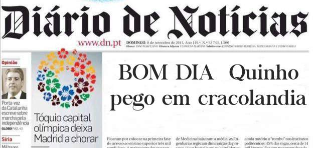 BOM DIA  Quinho pego em cracolandia