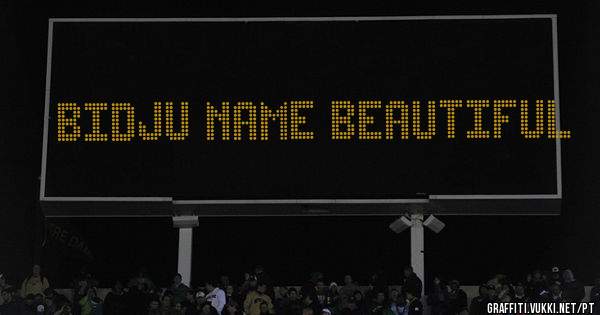 Bidju name beautiful