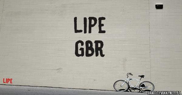 lipe
gbr
