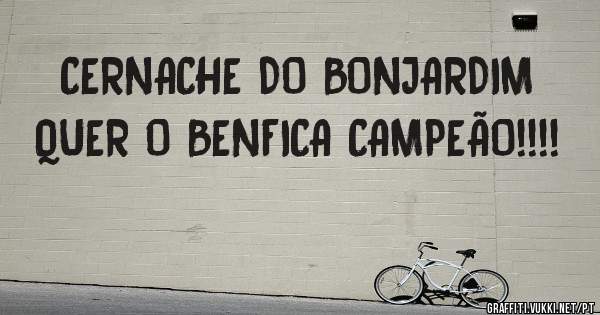 CERNACHE DO BONJARDIM QUER O BENFICA CAMPEÃO!!!!