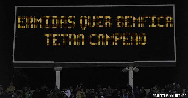 ERMIDAS QUER BENFICA TETRA CAMPEAO
