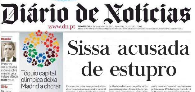 Sissa acusada de estupro