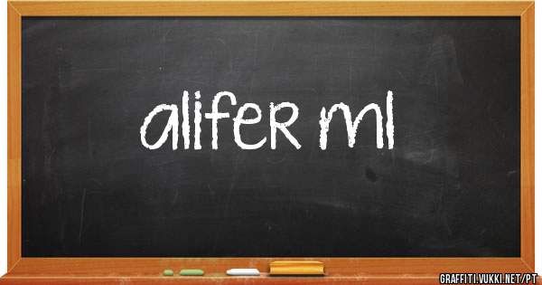 alifer ml 

