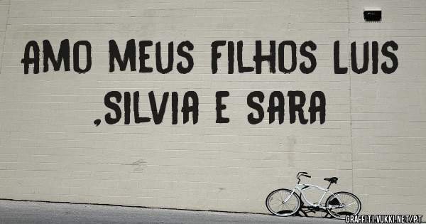 Amo meus Filhos Luis ,Silvia e Sara