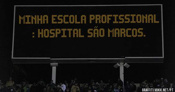 Minha escola profissional : Hospital São Marcos. 