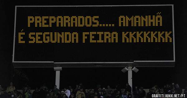 Preparados..... Amanhã é Segunda Feira kkkkkkk