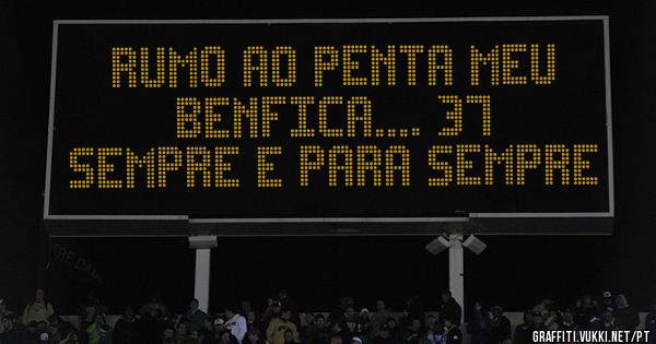 RUMO AO PENTA MEU BENFICA.... 37
SEMPRE E PARA SEMPRE 