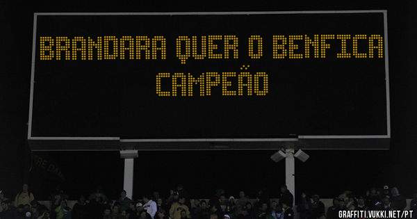 BRANDARA QUER O BENFICA CAMPEÃO
