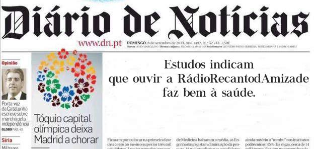 Estudos indicam que ouvir a RádioRecantodAmizade faz bem à saúde. 