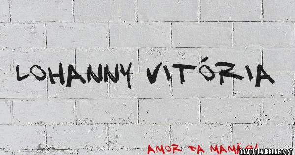 Lohanny Vitória 