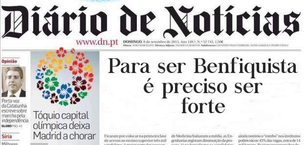 Para ser Benfiquista é preciso ser forte
