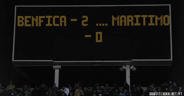 Benfica - 2  .... Maritimo - 0