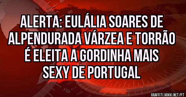 Alerta: Eulália Soares de Alpendurada várzea e torrão é eleita a gordinha mais sexy de Portugal