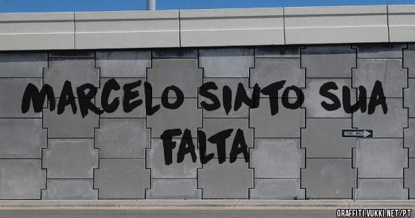 Marcelo sinto sua falta