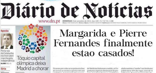 Margarida e Pierre Fernandes finalmente estao casados!