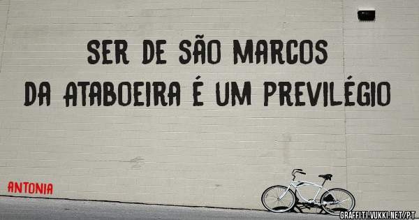 Ser de são marcos da Ataboeira é um previlégio