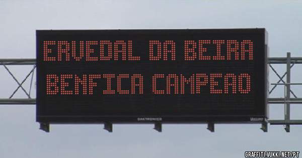 Ervedal da Beira
Benfica Campeao