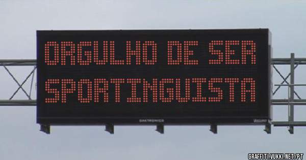 Orgulho de ser sportinguista