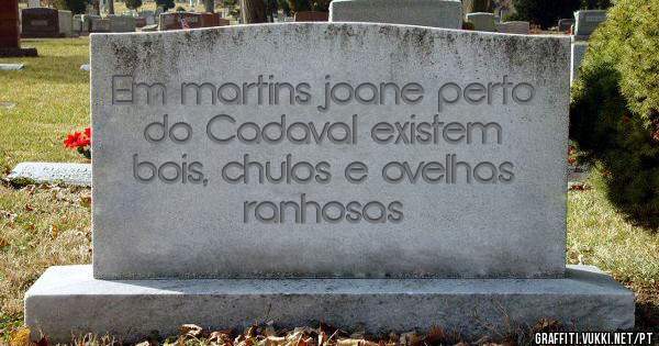 Em martins joane perto do Cadaval existem bois, chulos e ovelhas ranhosas