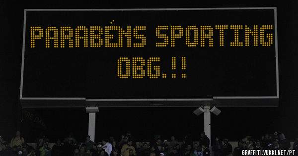parabéns sporting obg.!!
