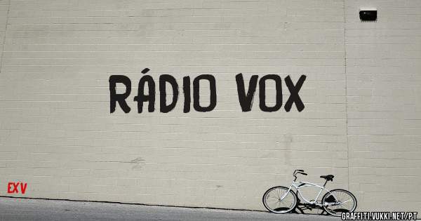 RÁDIO VOX 