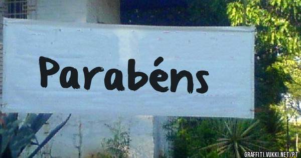 Parabéns 