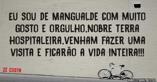 Eu sou de Mangualde com muito gosto e orgulho,nobre terra hospitaleira,venham fazer uma visita e ficarão a vida inteira!!!