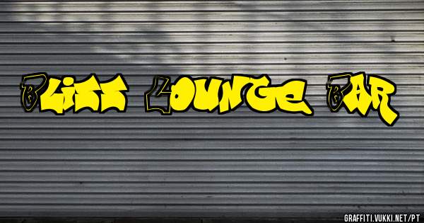 Bliss Lounge Bar