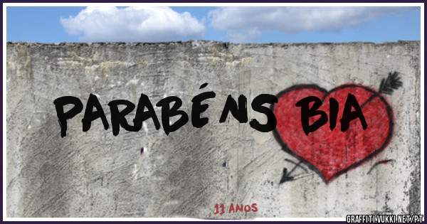PARABÉNS BIA