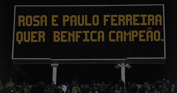 Rosa e Paulo Ferreira quer  Benfica Campeão.