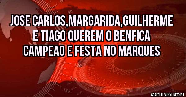 Jose carlos,margarida,guilherme e tiago querem o benfica campeao e festa no marques