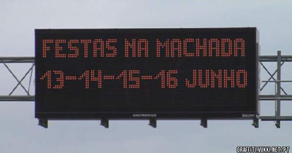 FESTAS NA MACHADA 13-14-15-16 JUNHO