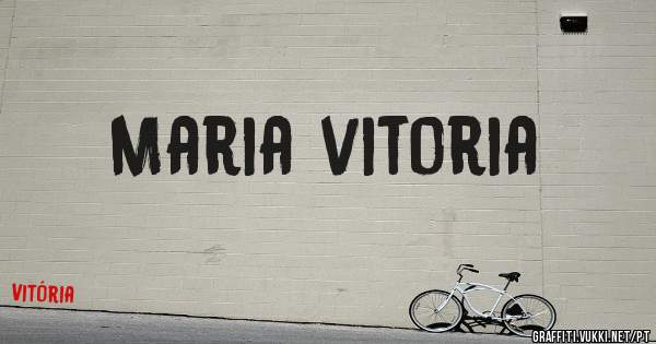 Maria vitoria