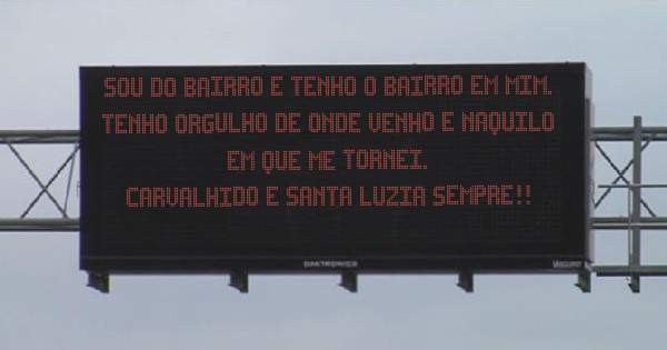 Sou do Bairro e tenho o Bairro em mim. 
Tenho orgulho de onde venho e naquilo em que me tornei.
Carvalhido e Santa Luzia Sempre!!