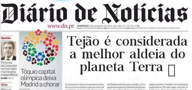 Tejão é considerada a melhor aldeia do planeta Terra ✔